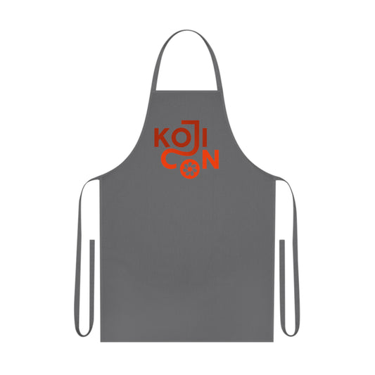Kojicon logo cotton Apron - Grey